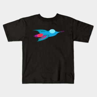 Retro Spaceship One Kids T-Shirt